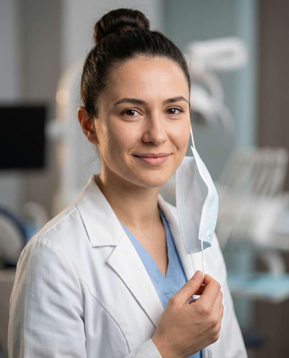 with face mask photo