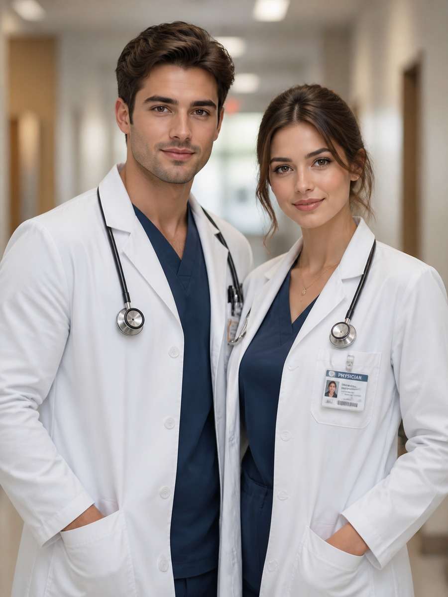 Soft Editorial Hospital Portrait photo