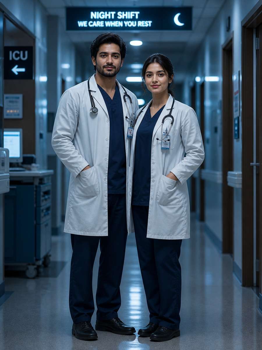 Night Shift Hospital Scene photo