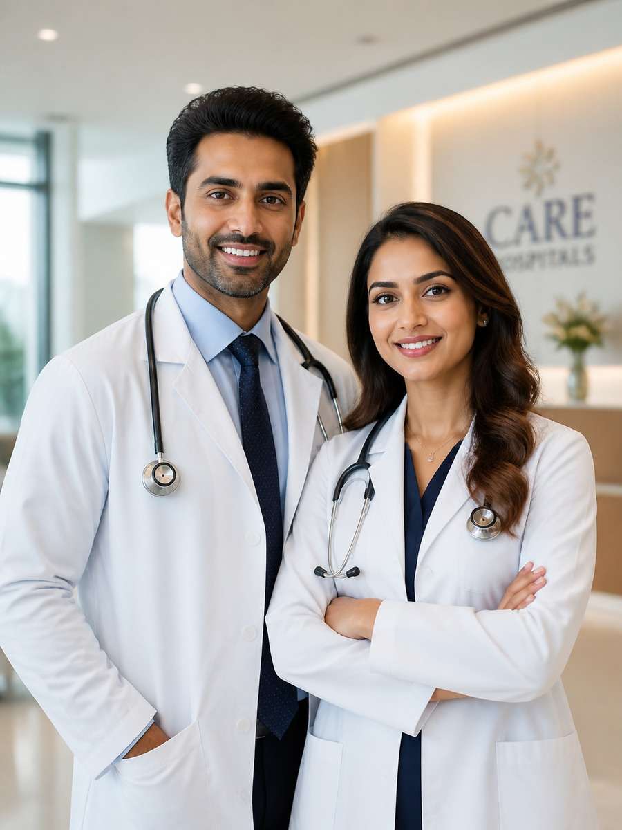 Premium Couple Portrait for Hospital Profile photo
