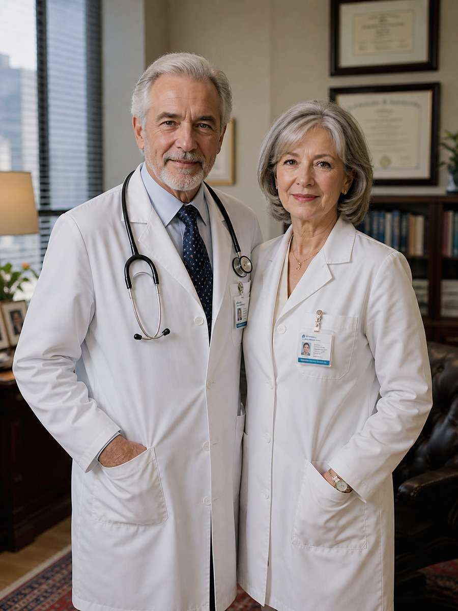 Senior Doctor Couple photo
