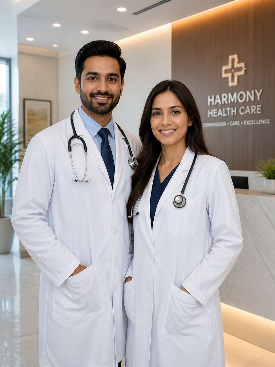 Clinic Reception Portrait photo