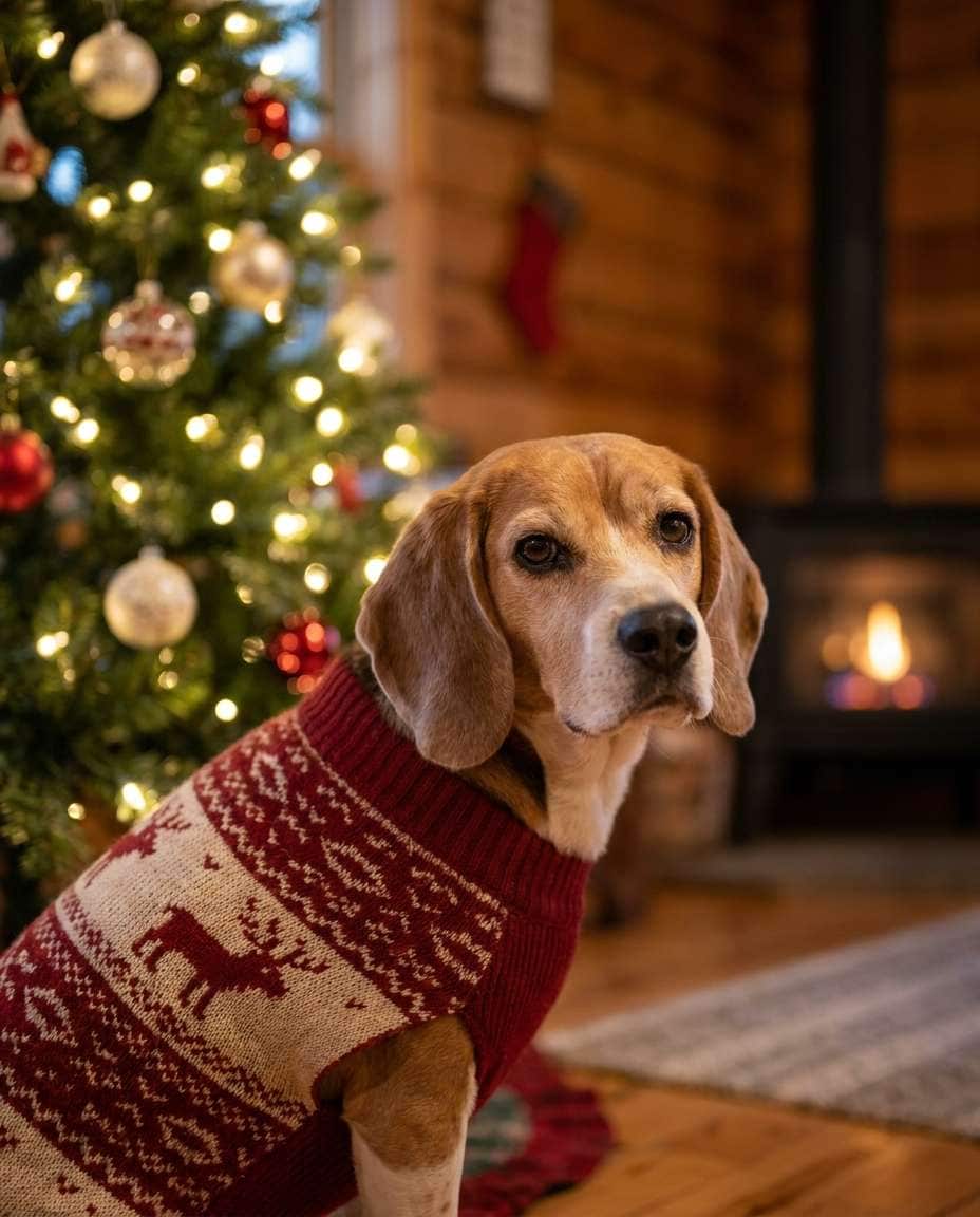 holiday knit cozy photo