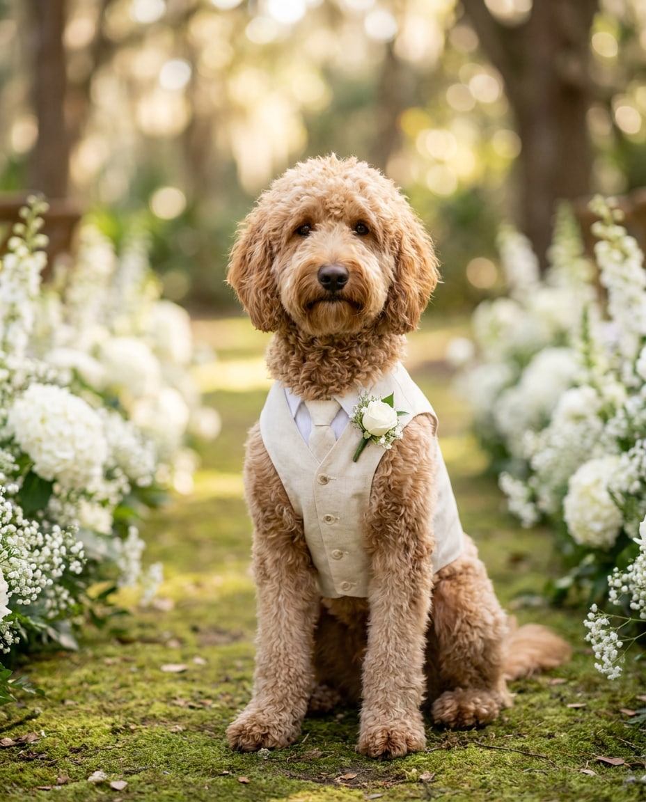 wedding ring bearer photo
