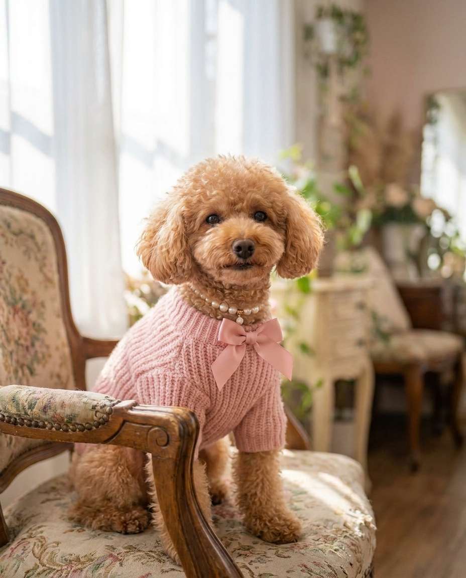 coquette ribbon sweater photo