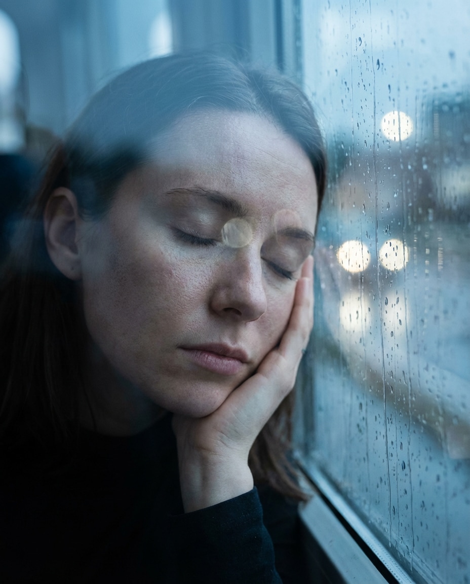 rainy window mood photo