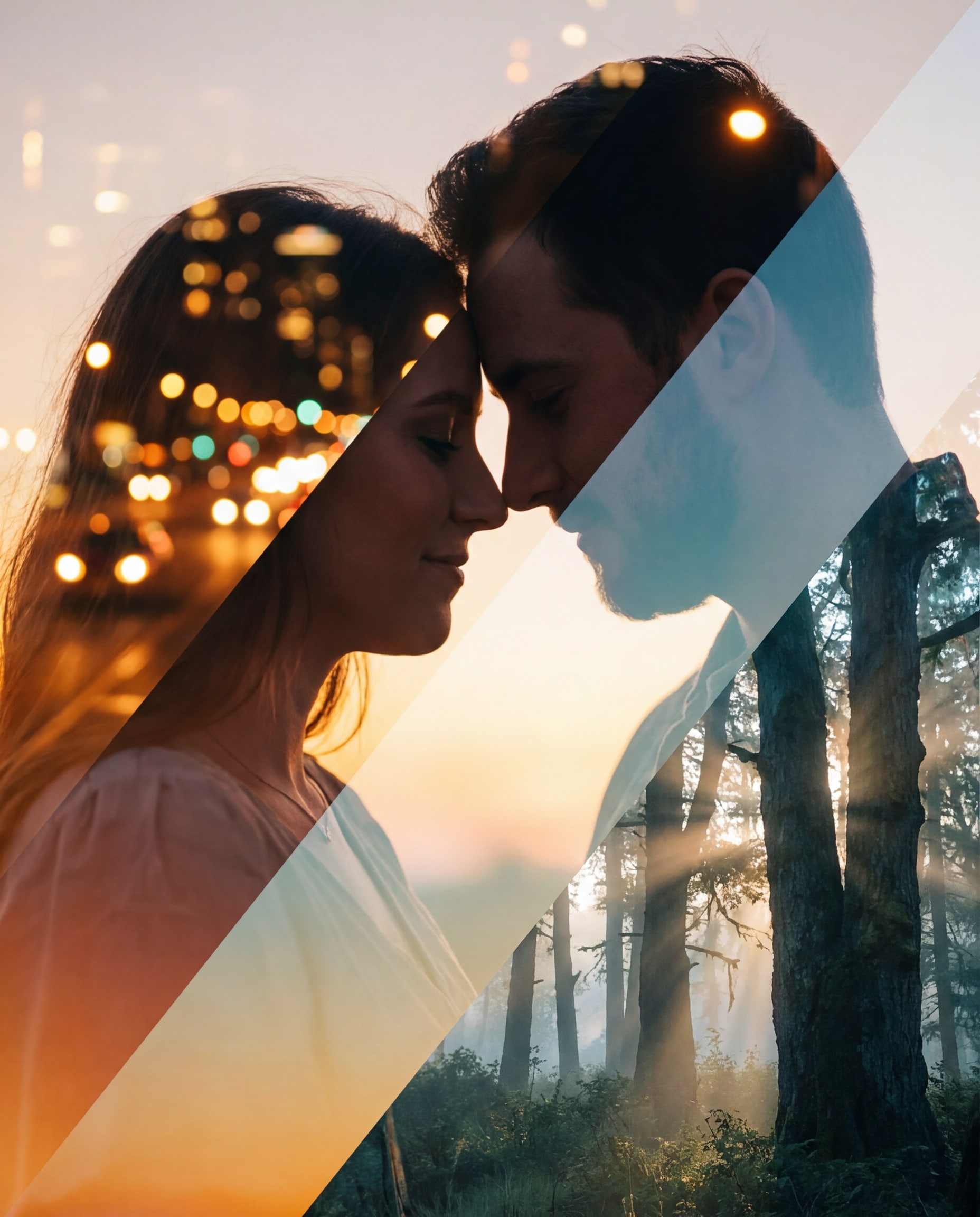 couple two worlds photo