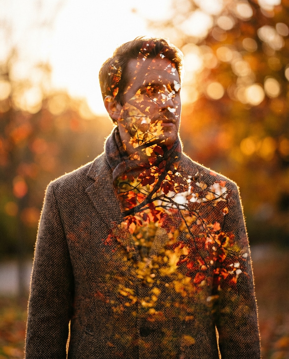 autumn leaves texture photo