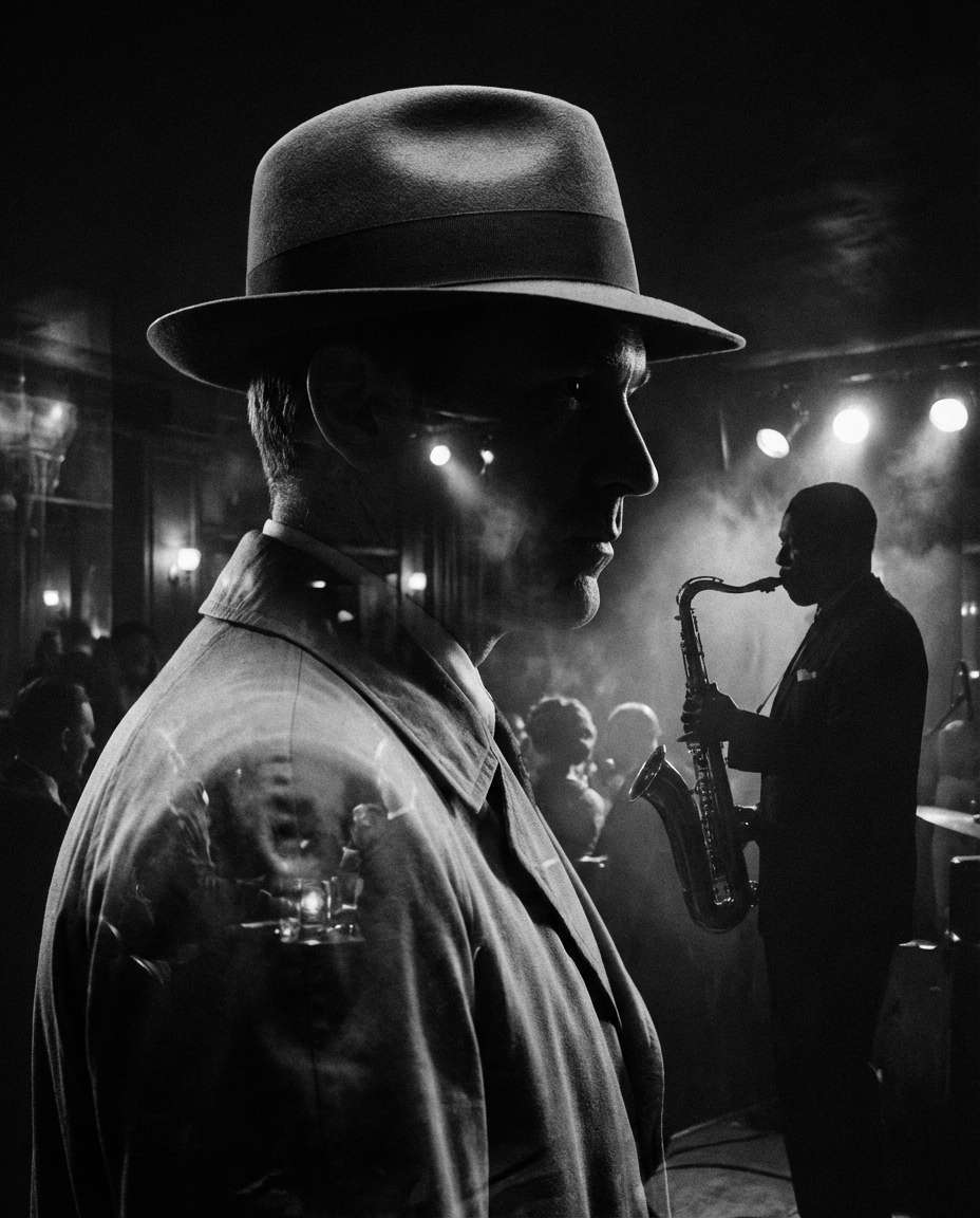 vintage film noir photo