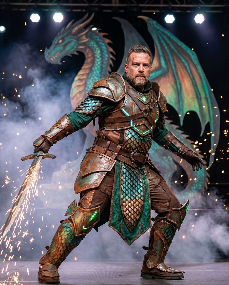 festival cosplay armor photo