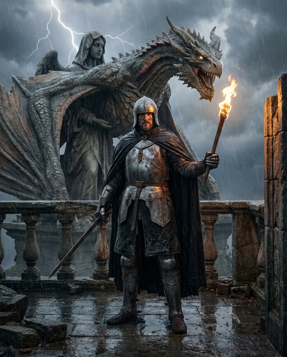 medieval armor guardian photo