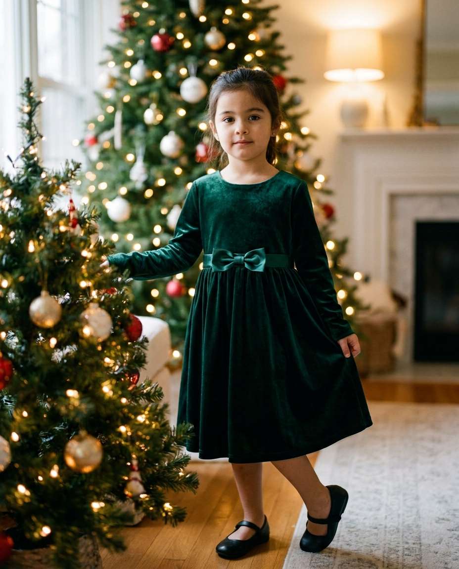 winter velvet holiday photo