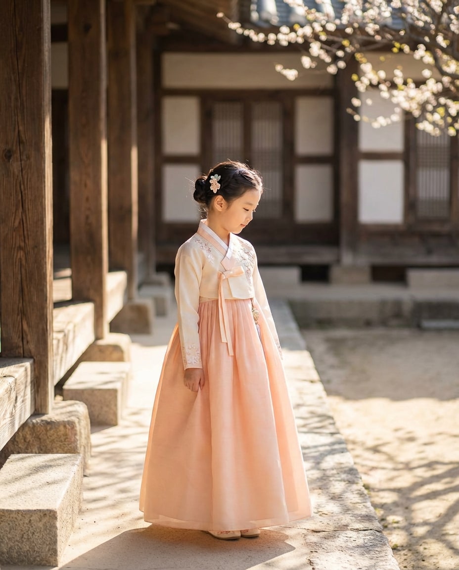 modern hanbok inspired photo