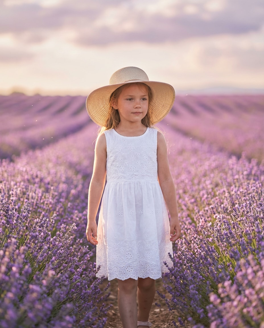 lavender field walk photo