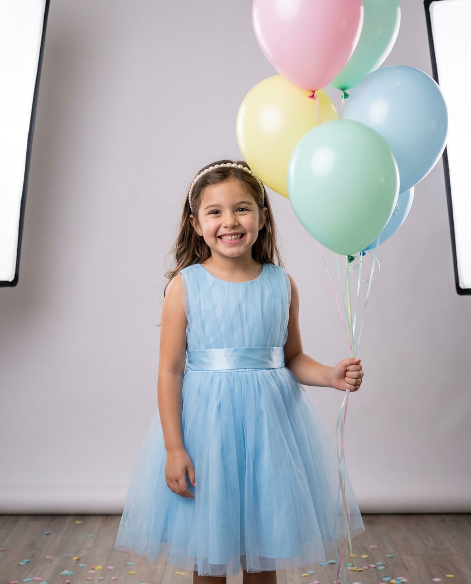 birthday balloon studio photo