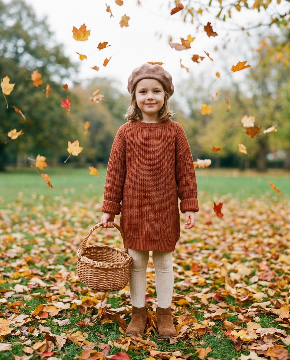 cozy autumn knit photo