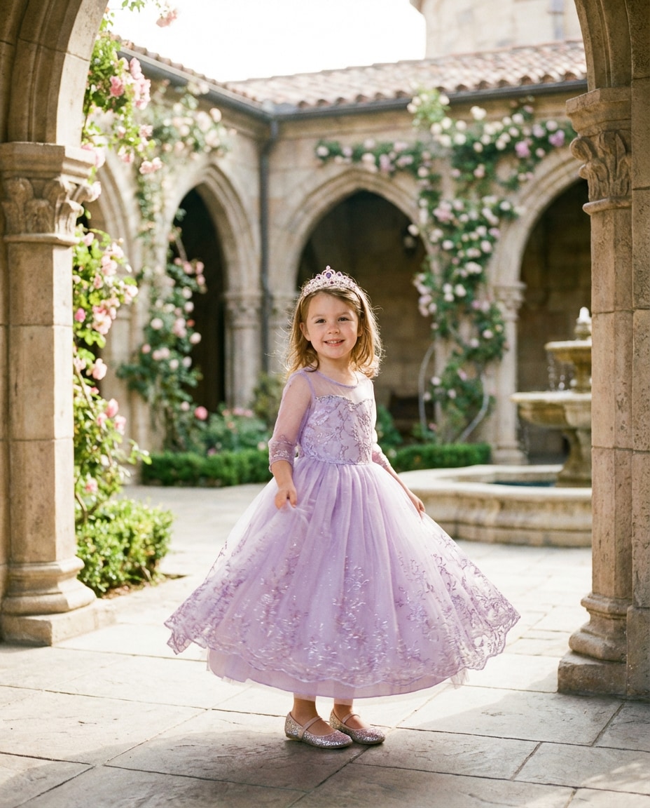 princess tulle castle photo