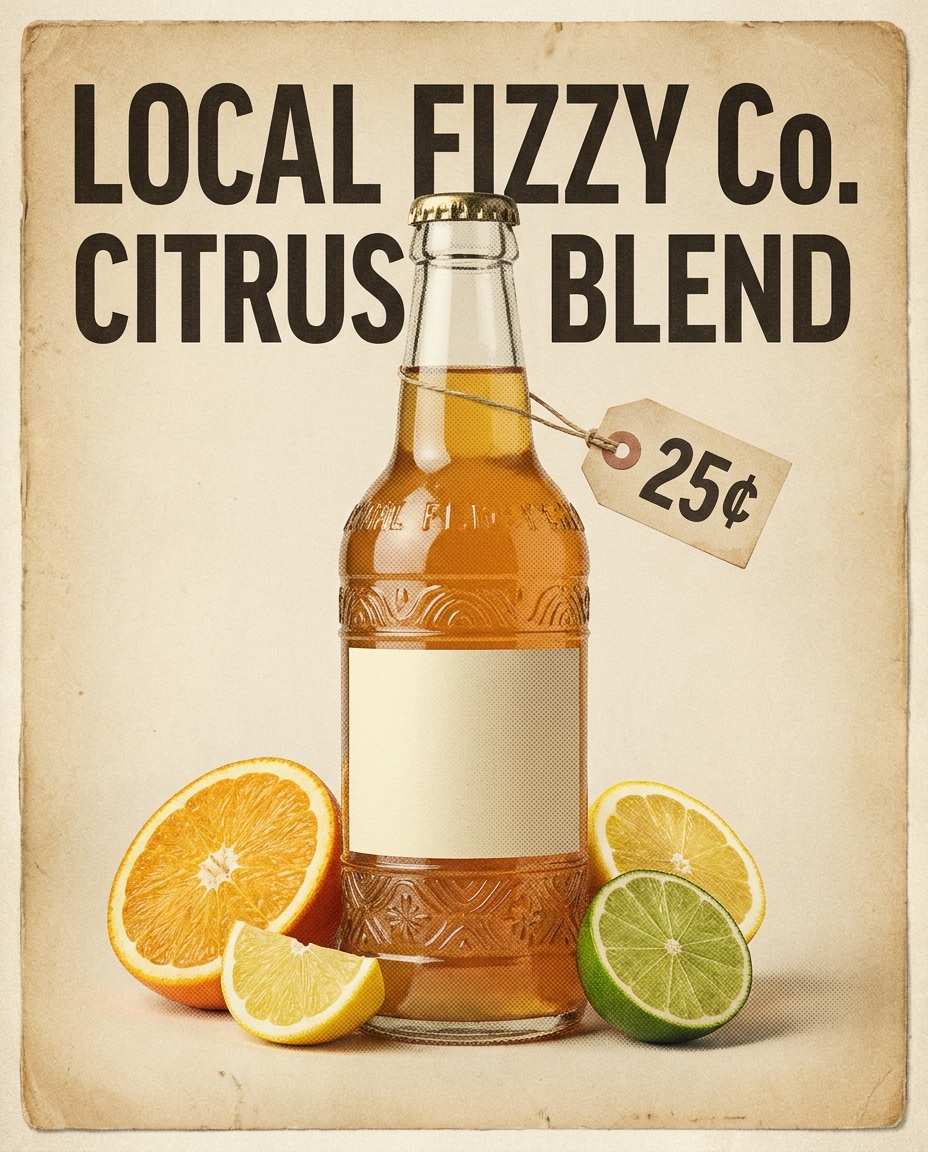 textured paper soda photo