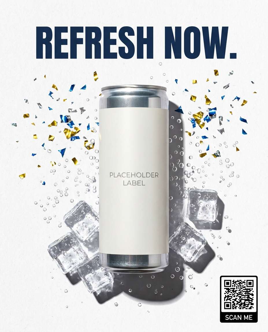 sparkling water pop photo