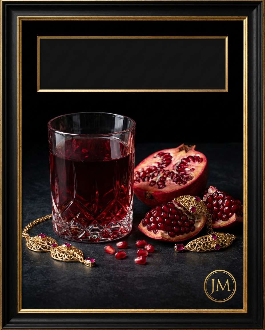 pomegranate juice luxe photo