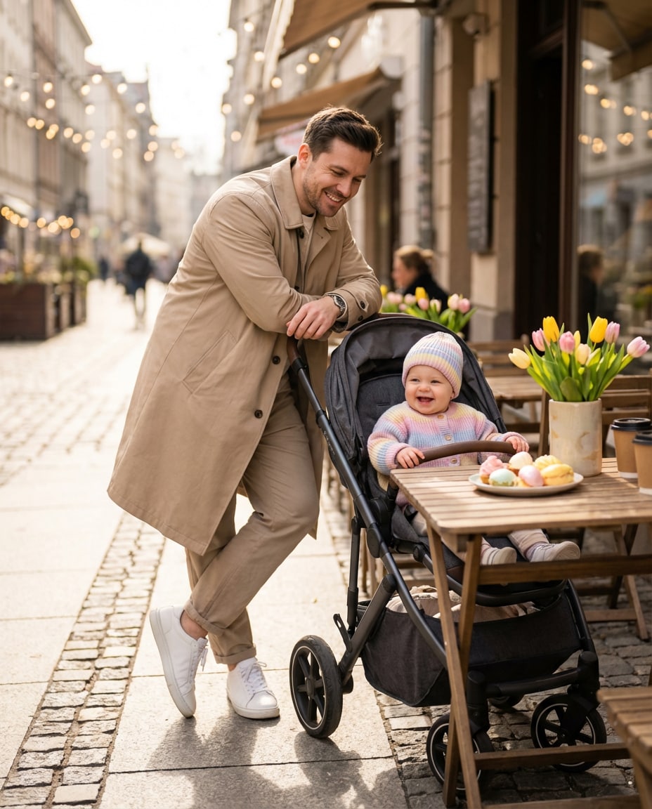 cafe stroller moment photo