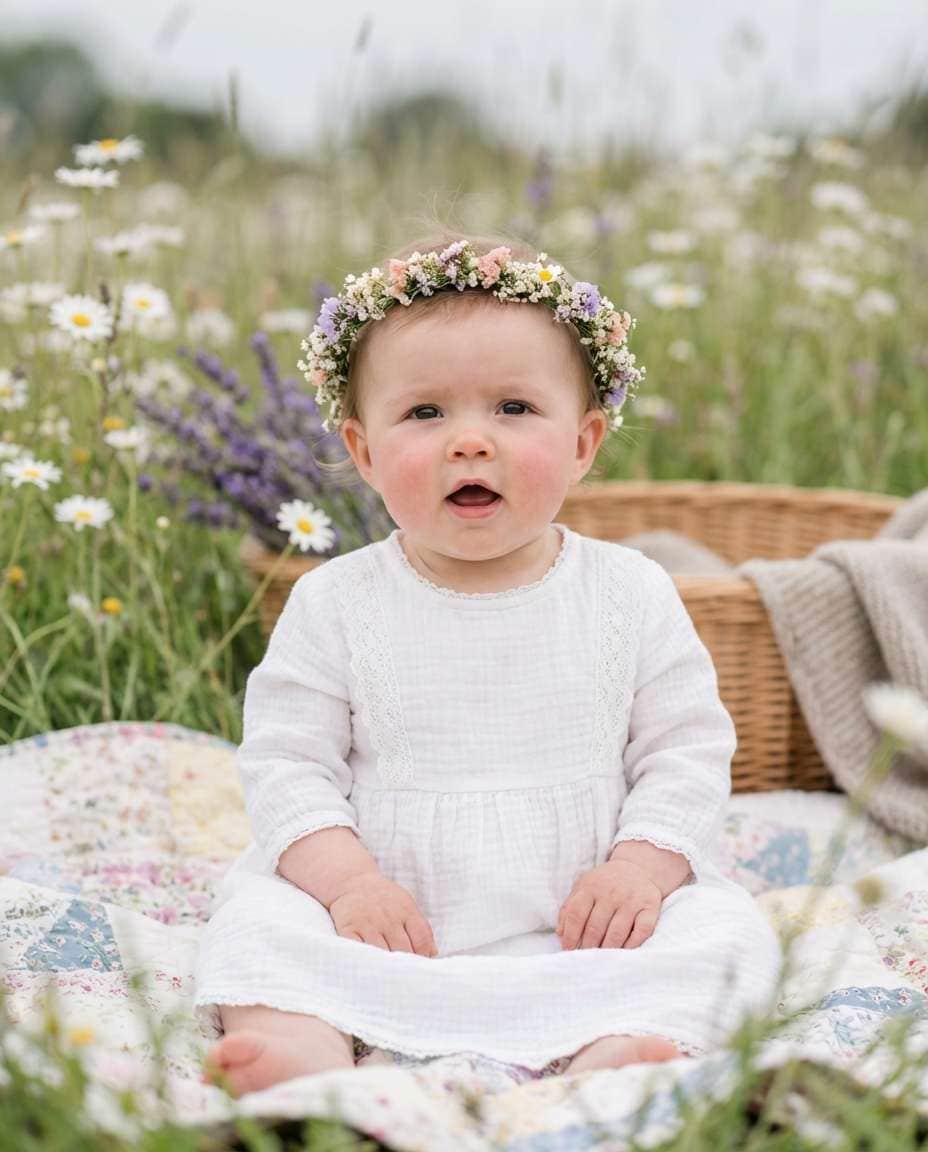 flower crown sitter photo