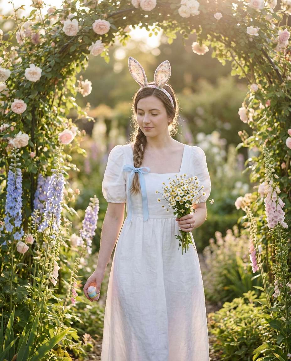 cottagecore girl photo