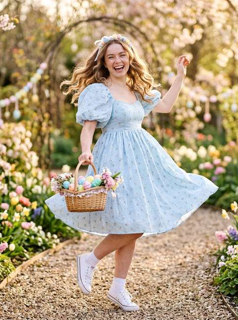 garden path twirl photo