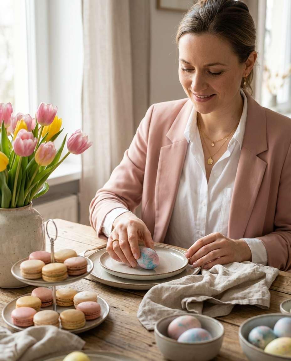 elegant brunch table photo