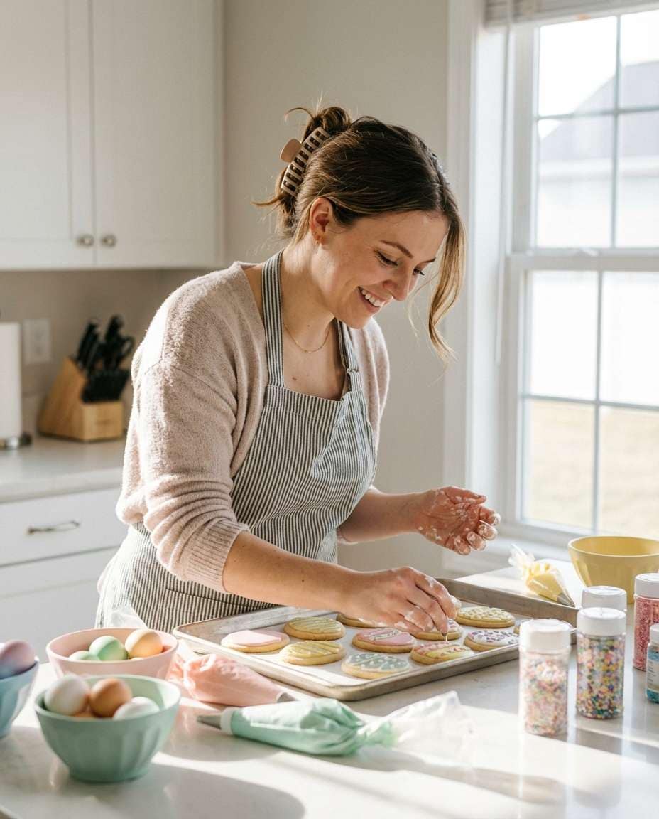sunlit kitchen cookies photo