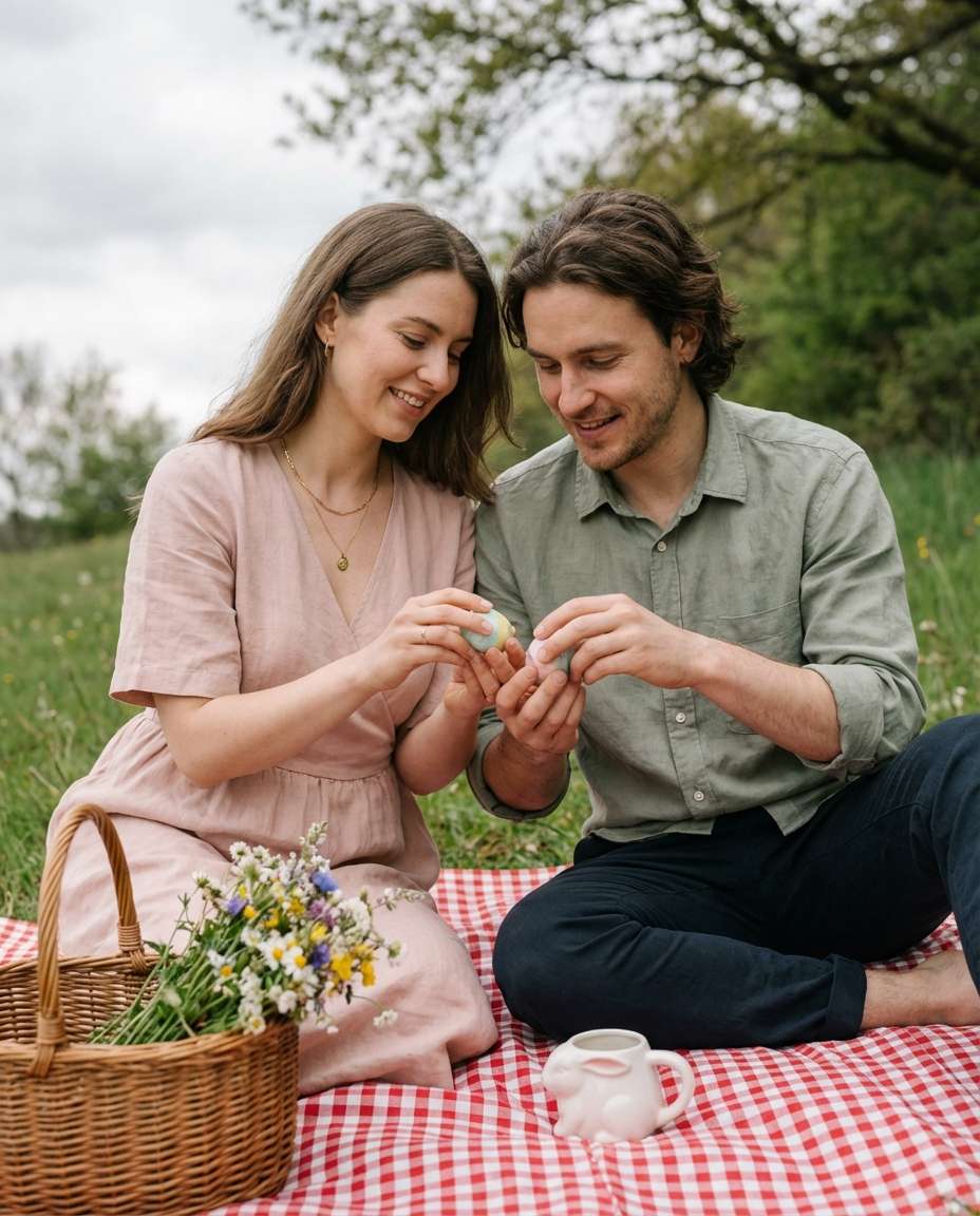 cottagecore picnic photo