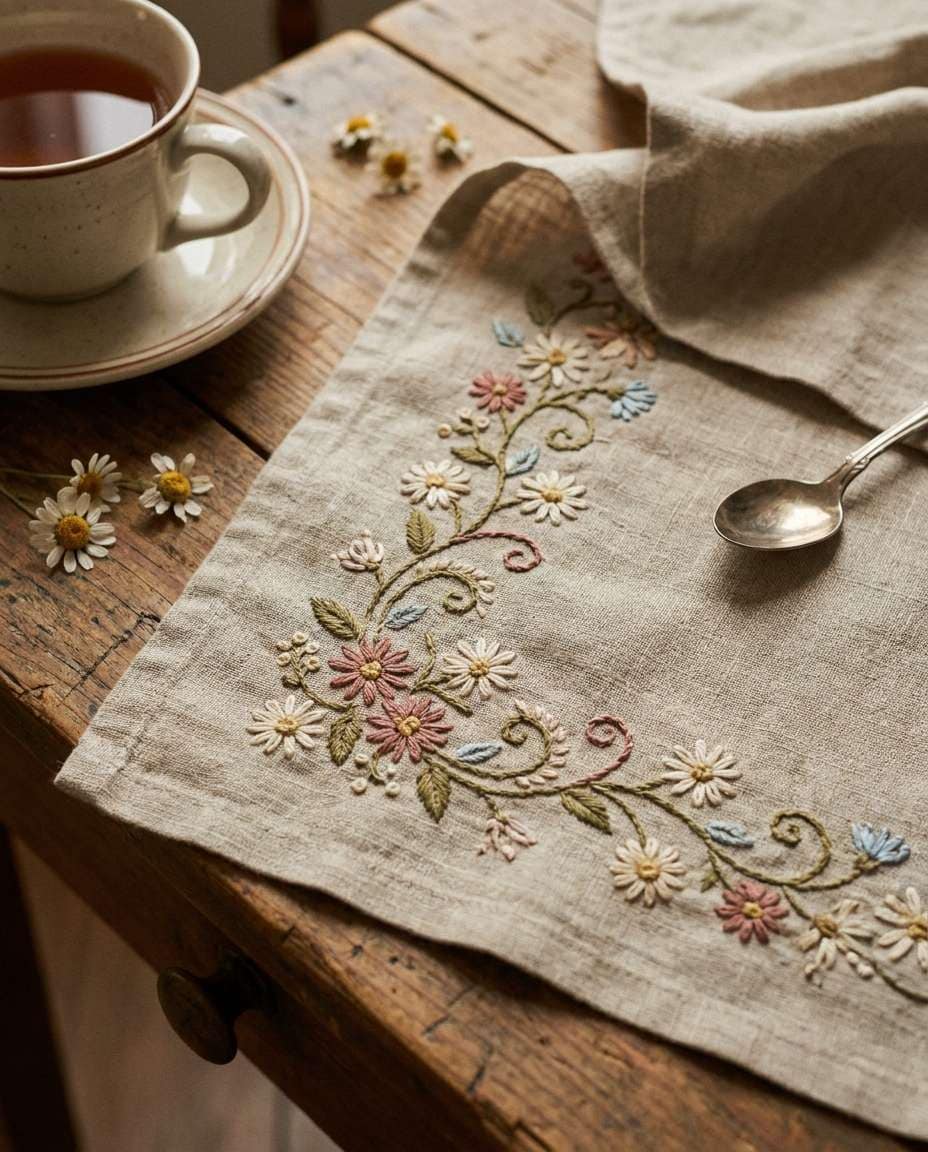 vintage floral border photo