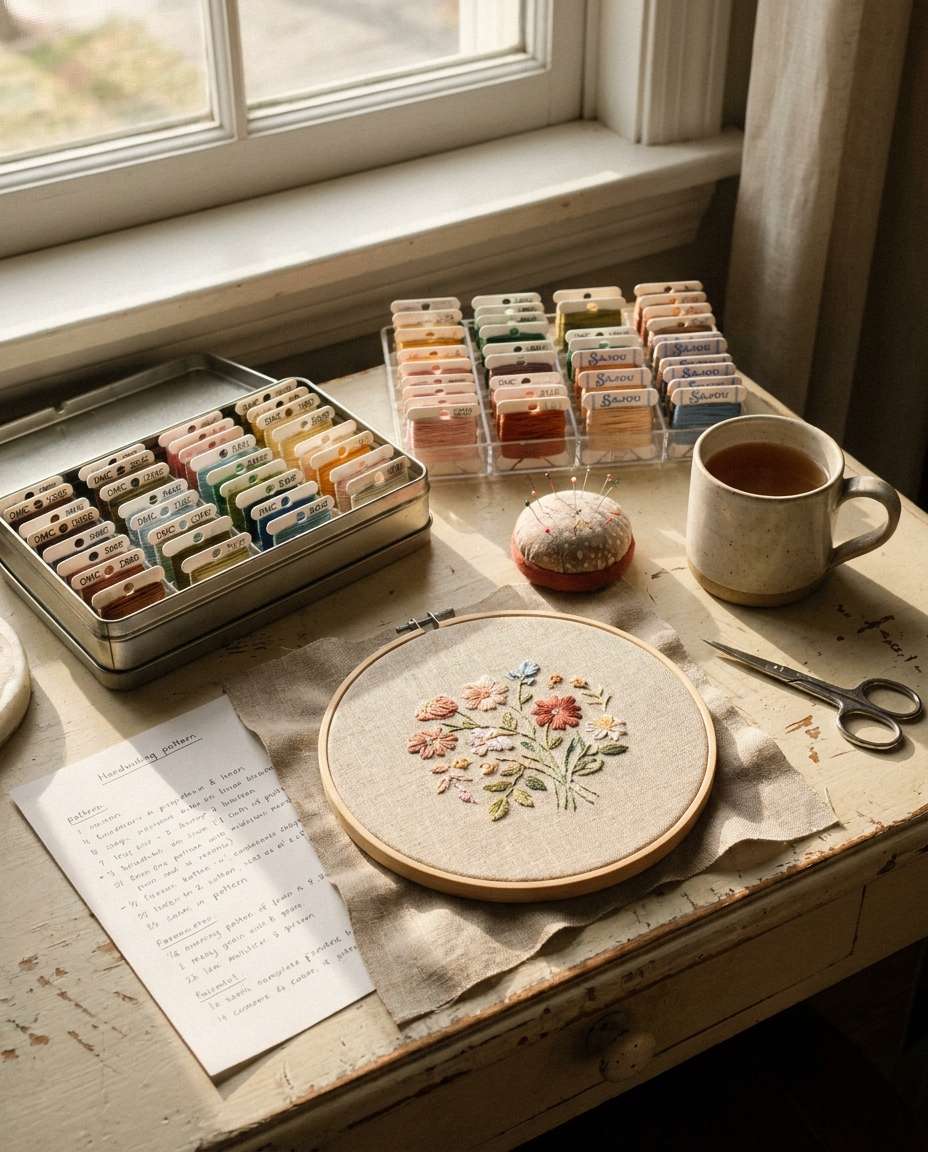 maker desk scene photo