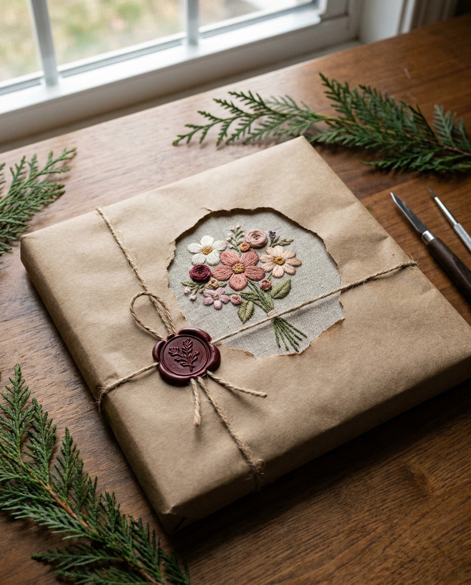 hoop gift packaging photo