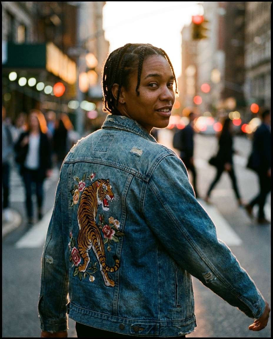 festival jacket portrait photo