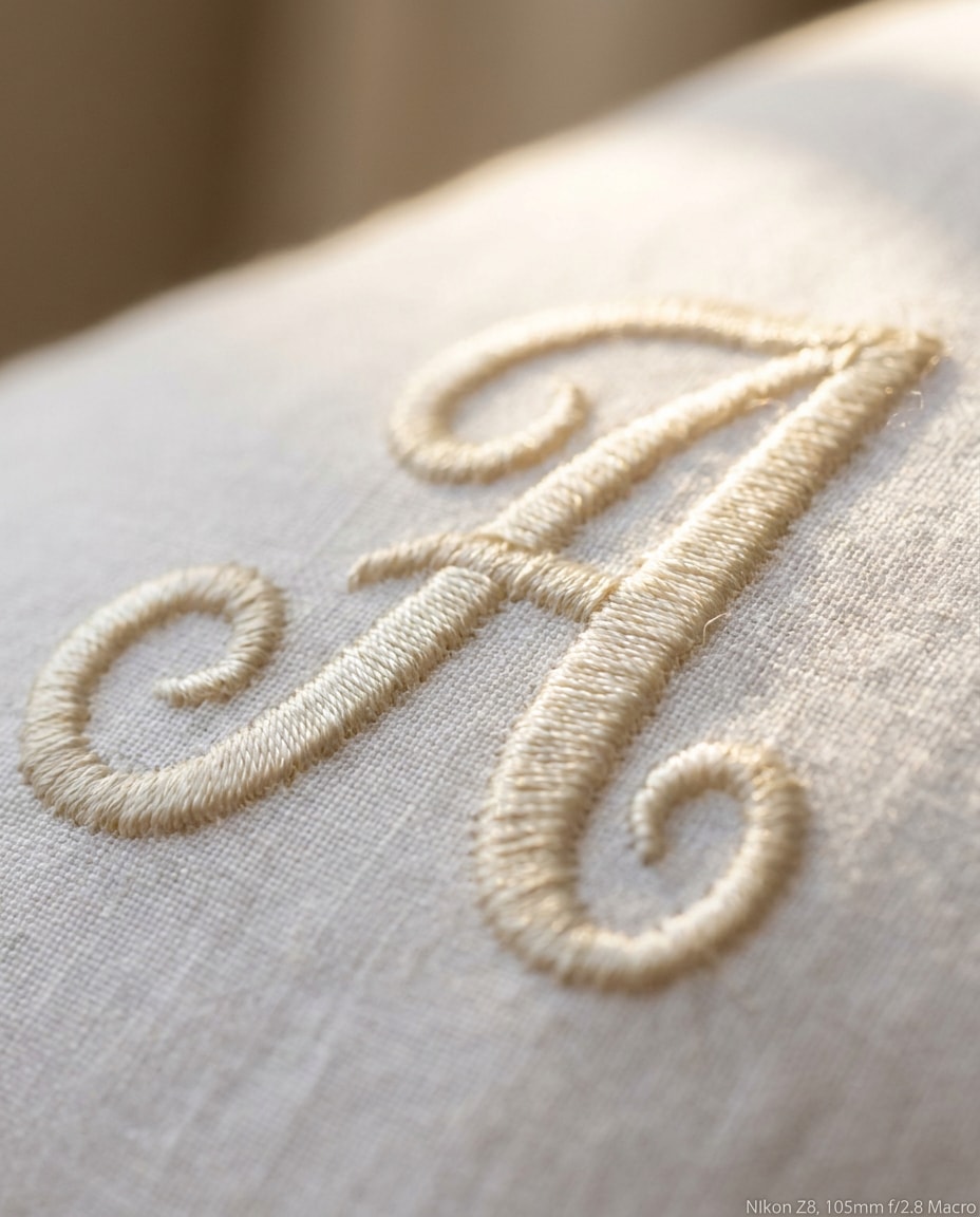 monogram satin stitch photo
