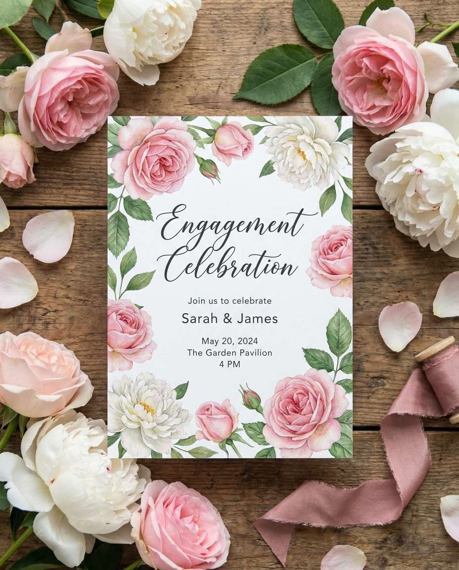 garden floral frame photo