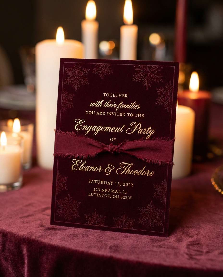 winter velvet night photo