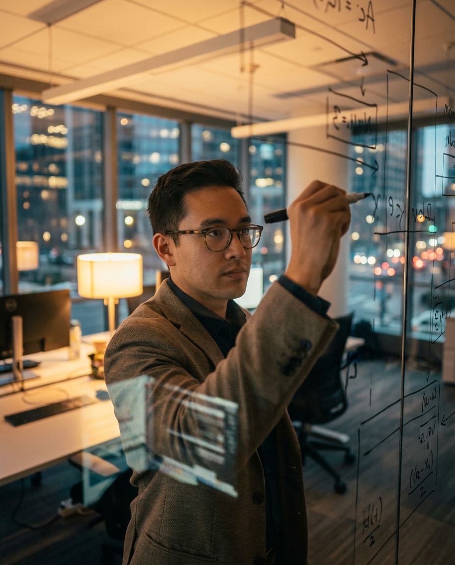 glassboard planning shot photo