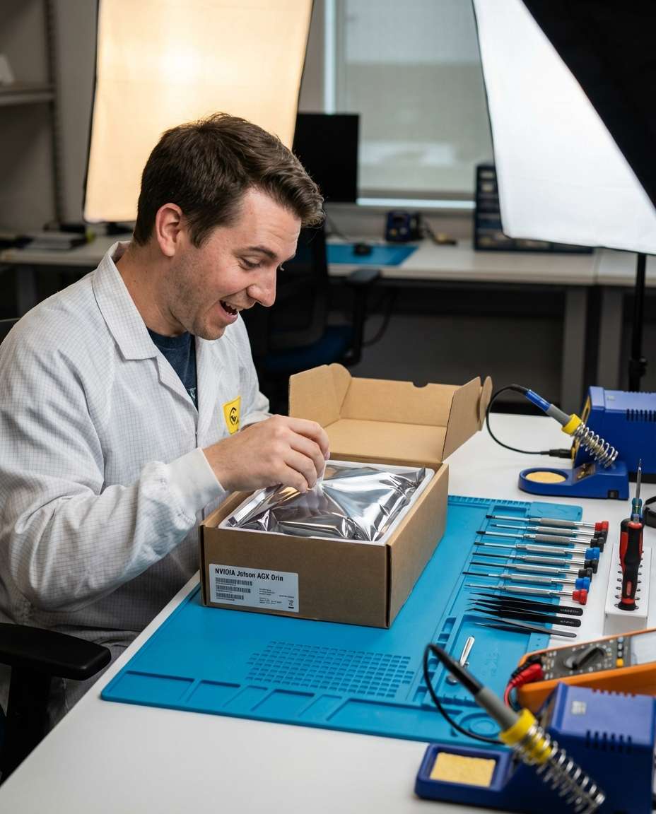 hardware unboxing lab photo