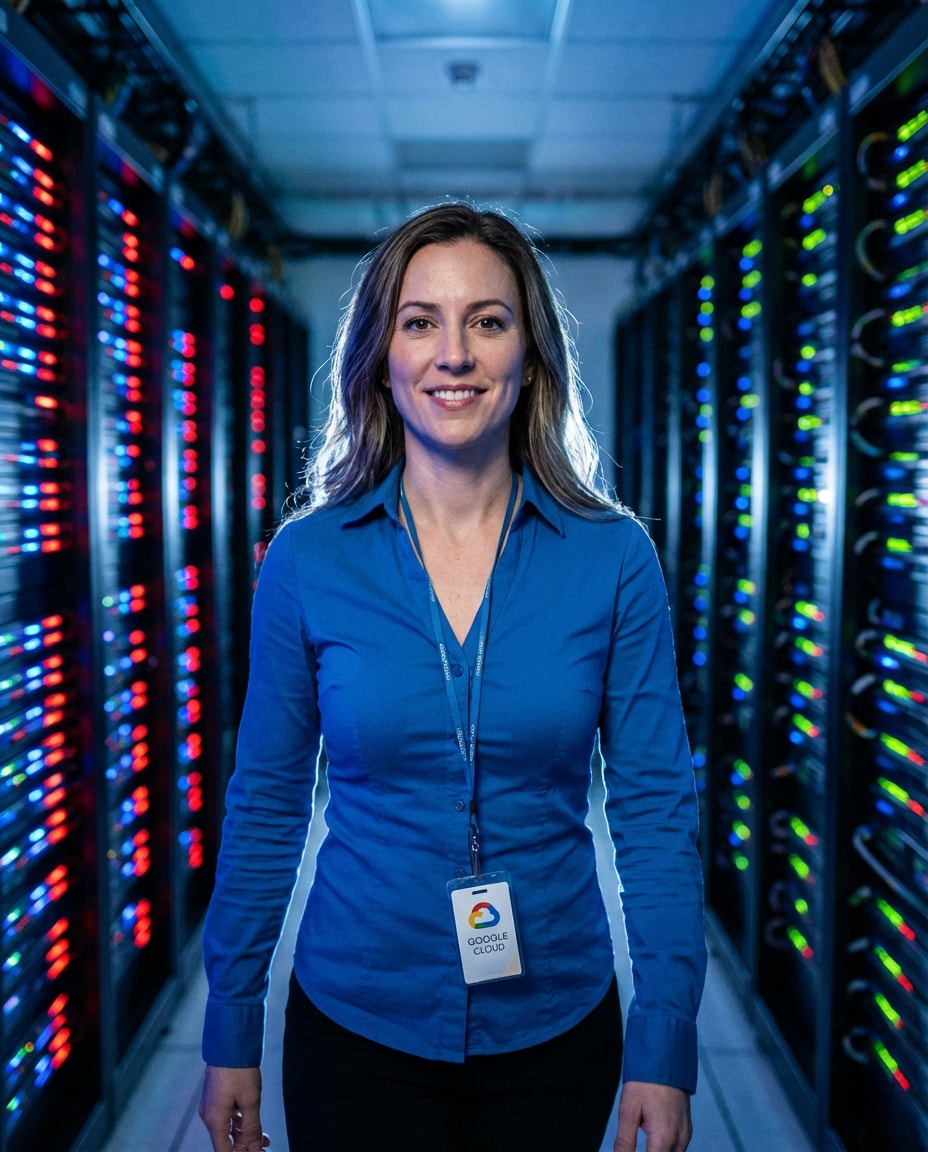 data center walkthrough photo