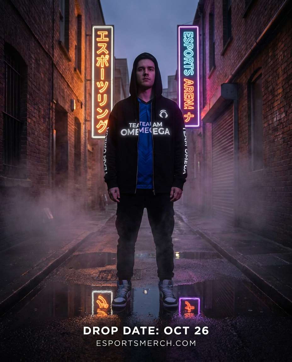 streetwear team drop photo