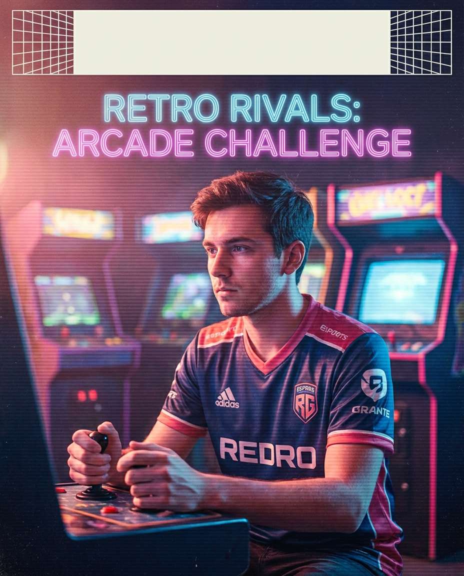 retro arcade vibes photo