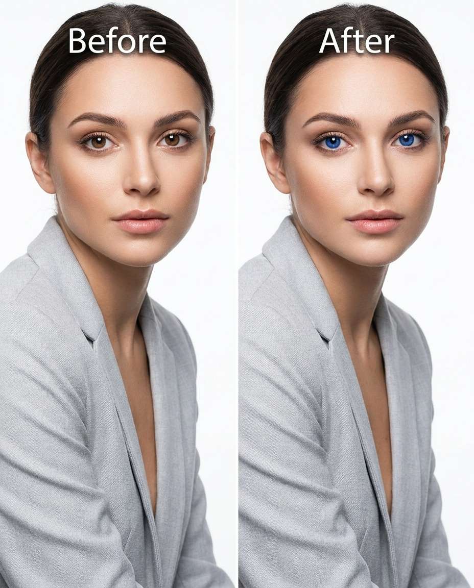 highkey studio blue photo