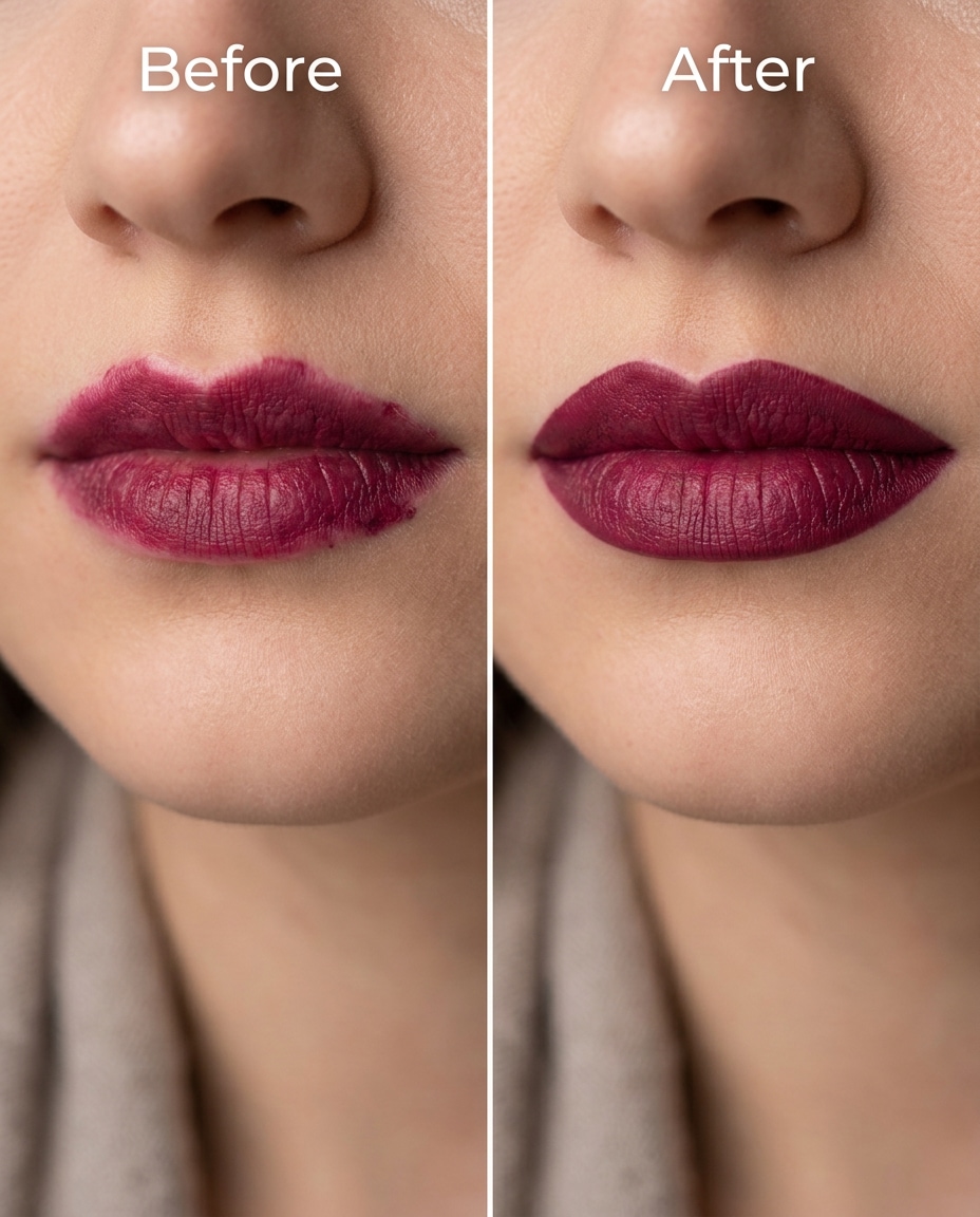 lip edge cleanup photo