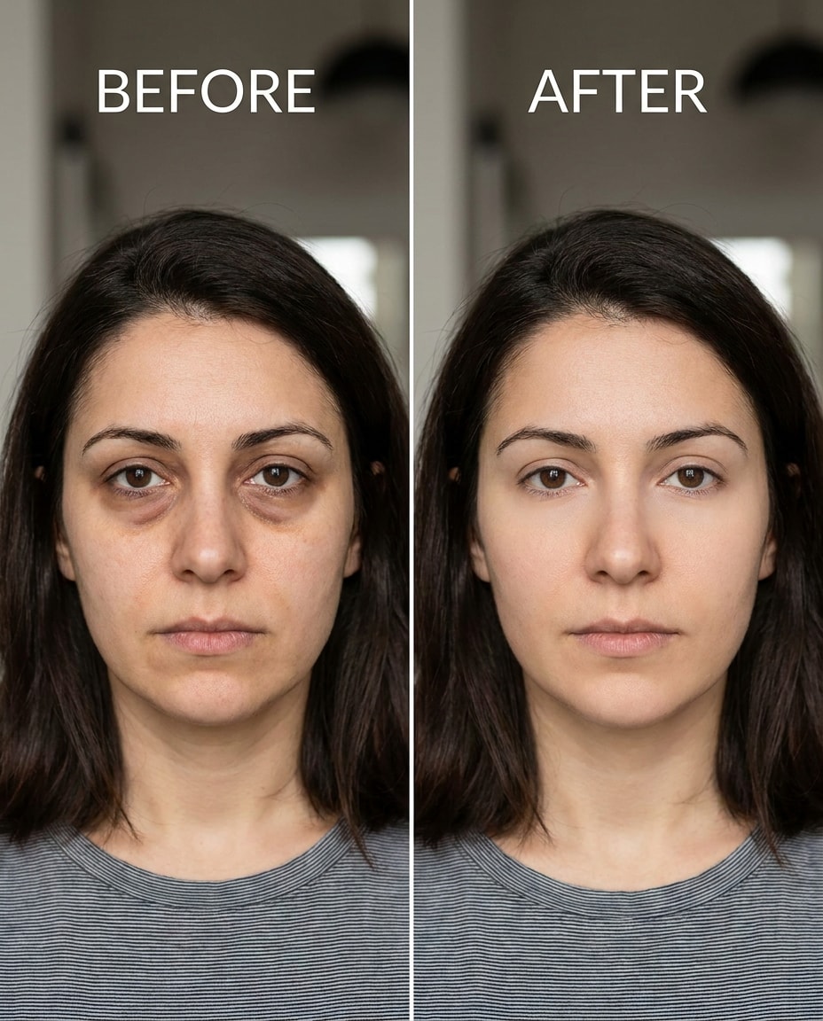 eye bag reduce photo