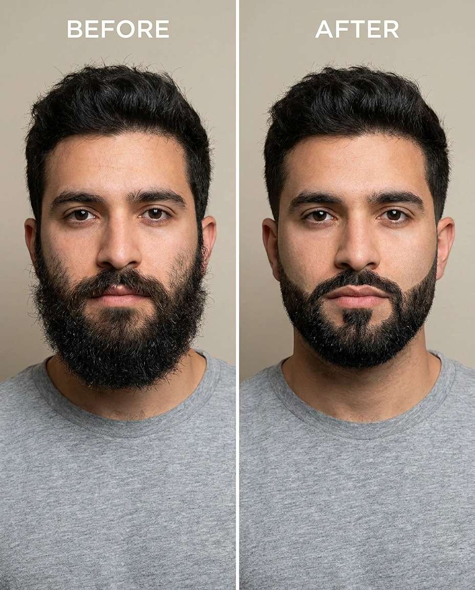 beard edge neaten photo