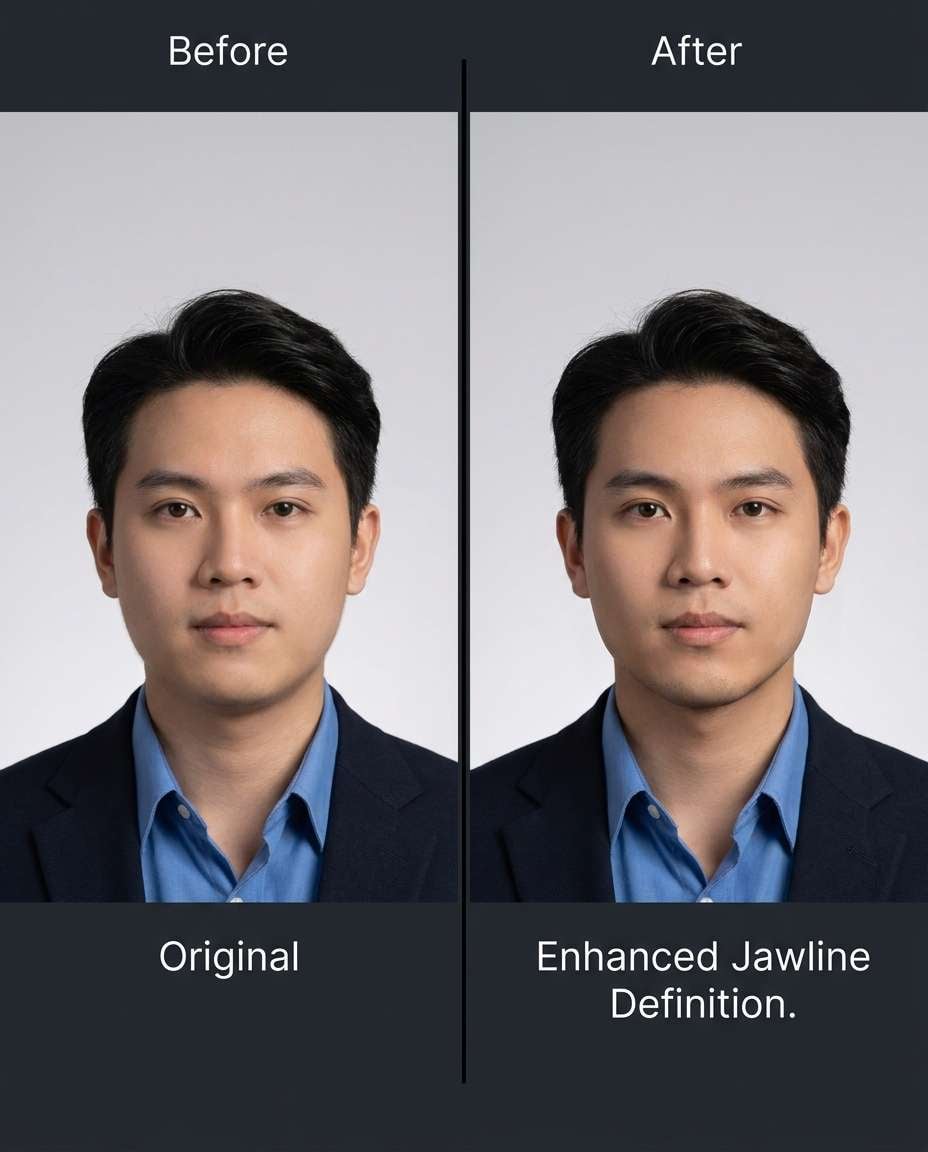jawline definition photo