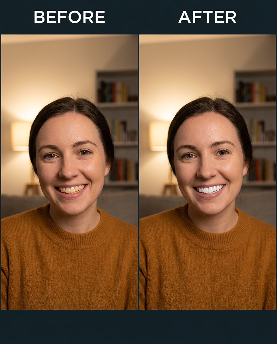 teeth natural whiten photo