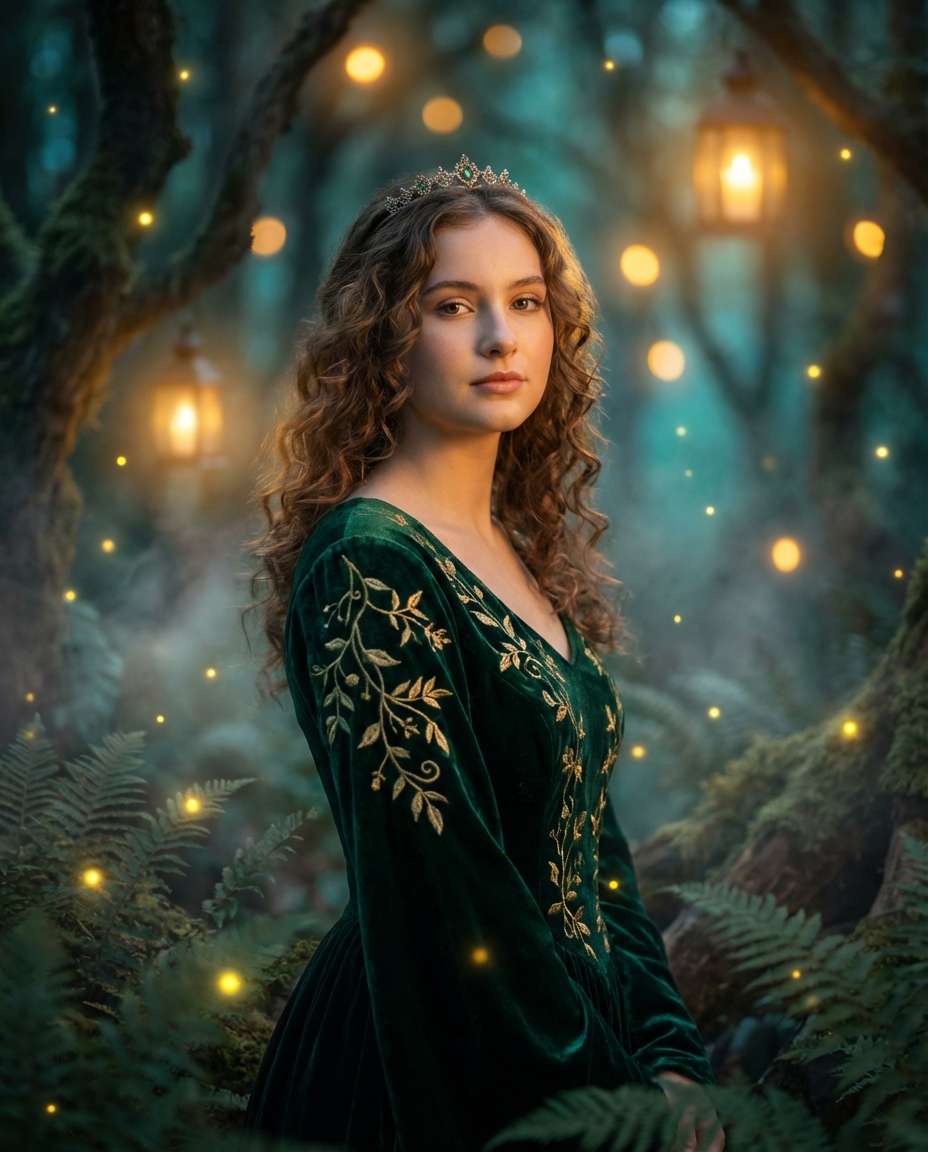 enchanted forest princess photo